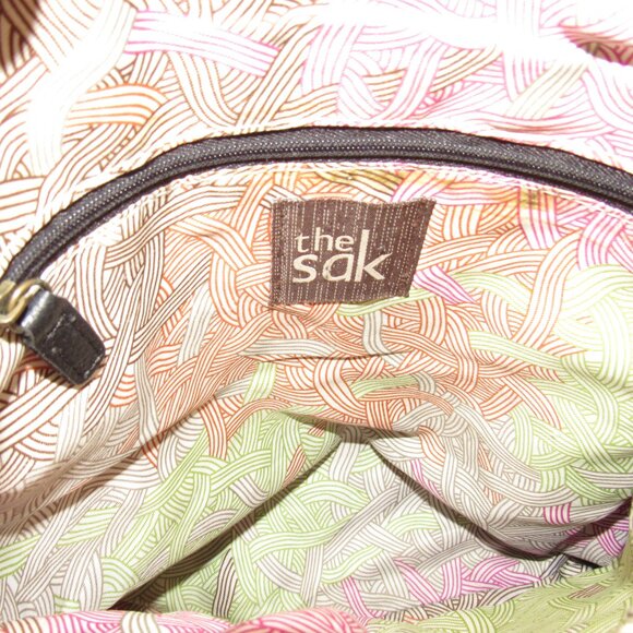 The Sak Black Pebbled Leather Crossbody Bag Purse - Picture 7 of 7